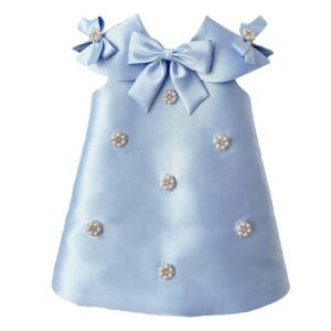 ALine Girls Bow Dress
