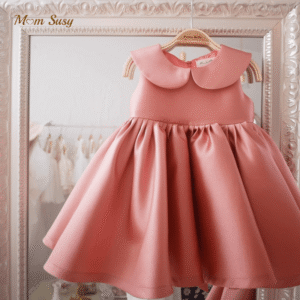 Princess Satin Collar Dress